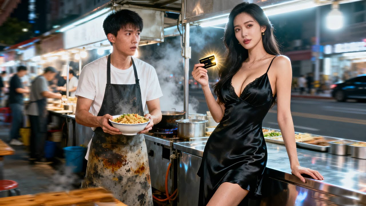 Un vendeur de riz frit gagne un système culinaire ; un bol séduit la CEO, qui sort une carte noire !