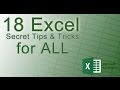 Secret Excel Tips and Trick You don't Know 2017✔