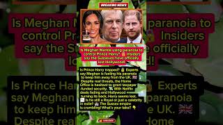 Meghan’s Secret Grip on Harry Exposed! Prince Harry’s Security Nightmare #royalfamily #meghanmarkle
