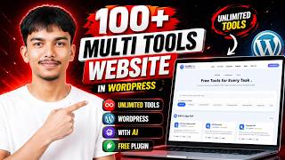 🚀 Create a 100+ Multi Tool Website in WordPress | No Coding With Ai 😱