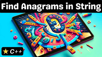 Find All Anagrams in a String - C++ - Coding Interview Question
