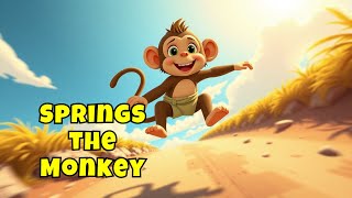Springs the Monkey | Heartwarming Animated Story for Kids | Kindness & Adventure Tale