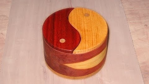 making a wooden yin & yang box - woodworking