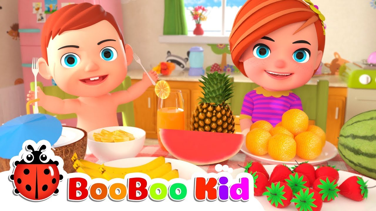 Fruit Song For Kid | Booboo Nursery Rhymes & Kid Songs - YouTube