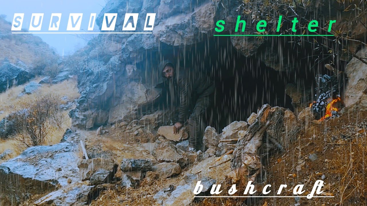 Trapped in heavy rain and fog, build a shelter to survive. Unique ...
