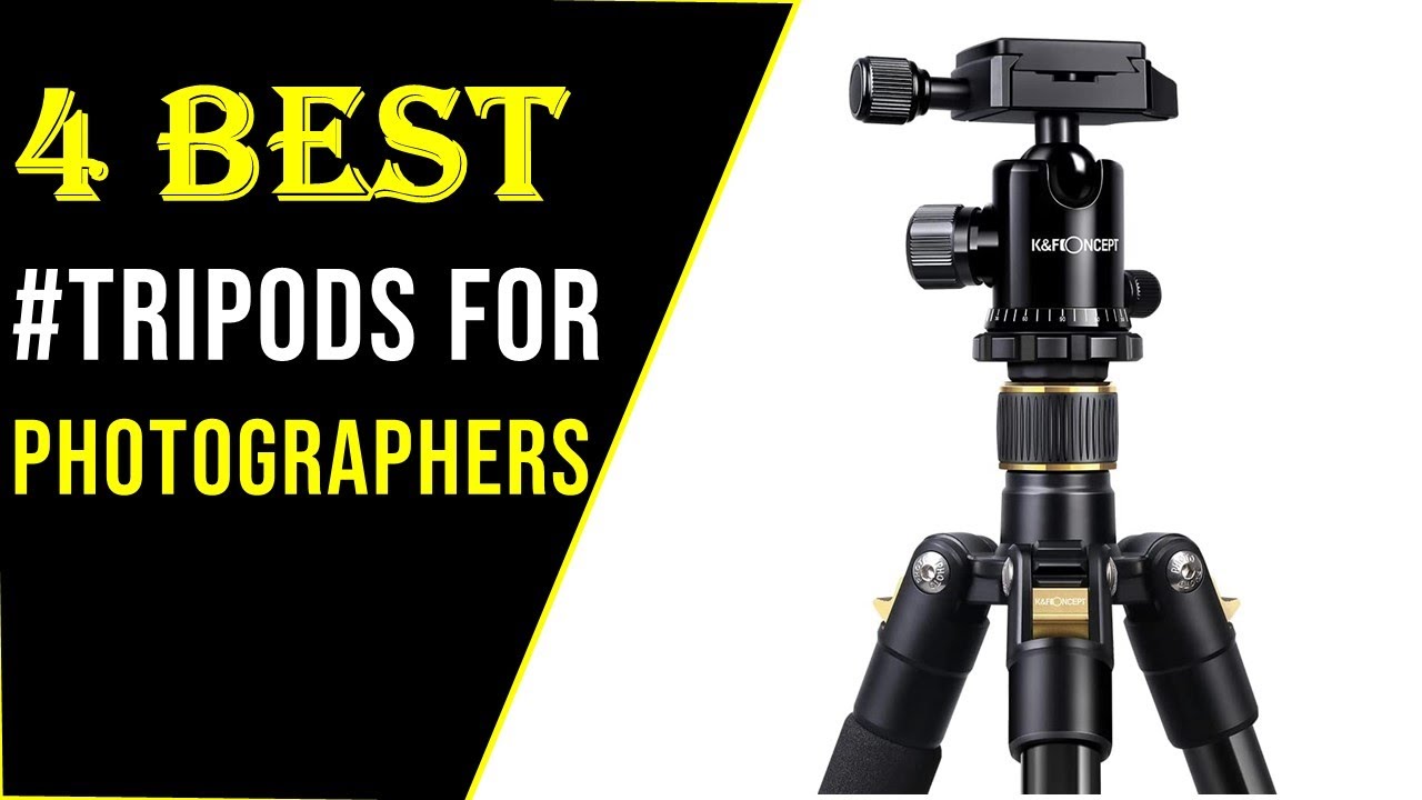 ✅4 Best Tripods for Photographers (Top Picks 2023!)