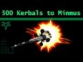 500 Kerbals to Minmus using only SRBs - [500 Subs Special!]