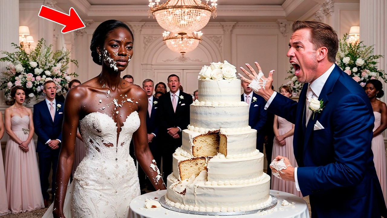 Outline Video Groom Throws Wedding Cake at Bride, But Her Next Move Shocked Everyone