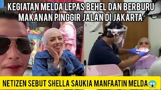 FINALLY, MELDA SAFITRI TOOK OUT HER BRACES AND IMMEDIATELY LOOKED FOR STREET SHOPS AT UWENAK POOL.