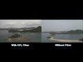 DJI Air 2 | 沒有使用CPL偏光鏡的效果分別 | Compared Standard lens and CPL filter lens (w/o color graded)