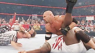 Goldberg \& Shawn Michaels vs. Ric Flair, Randy Orton  Mark Henry - Raw, Oct. 13. 2003