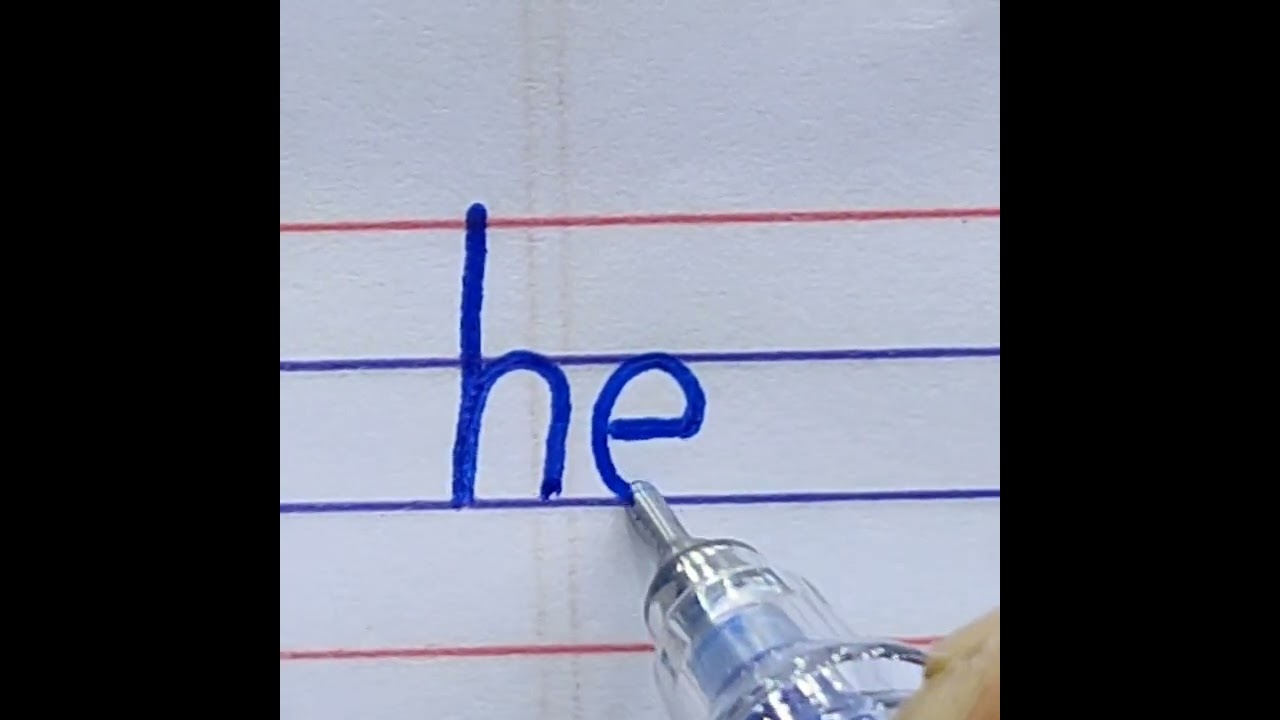 Hello - Neat and Clean English Handwriting | English Print Handwriting | Handwriting | Writing