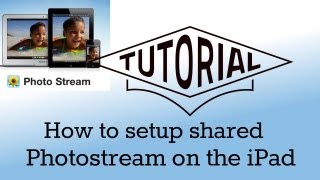 How to setup shared photostream on an iOS device