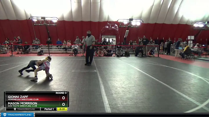 8U Boys 56 Gionni Zapf Hononegah Wrestling Club Vs...