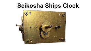 Seikosha Ships clock movement for Ron from Iowa #97