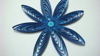 How to make a petal of a  two tone cascading loops flower with quilling comb(, 2012-02-04T07:27:56.000Z)