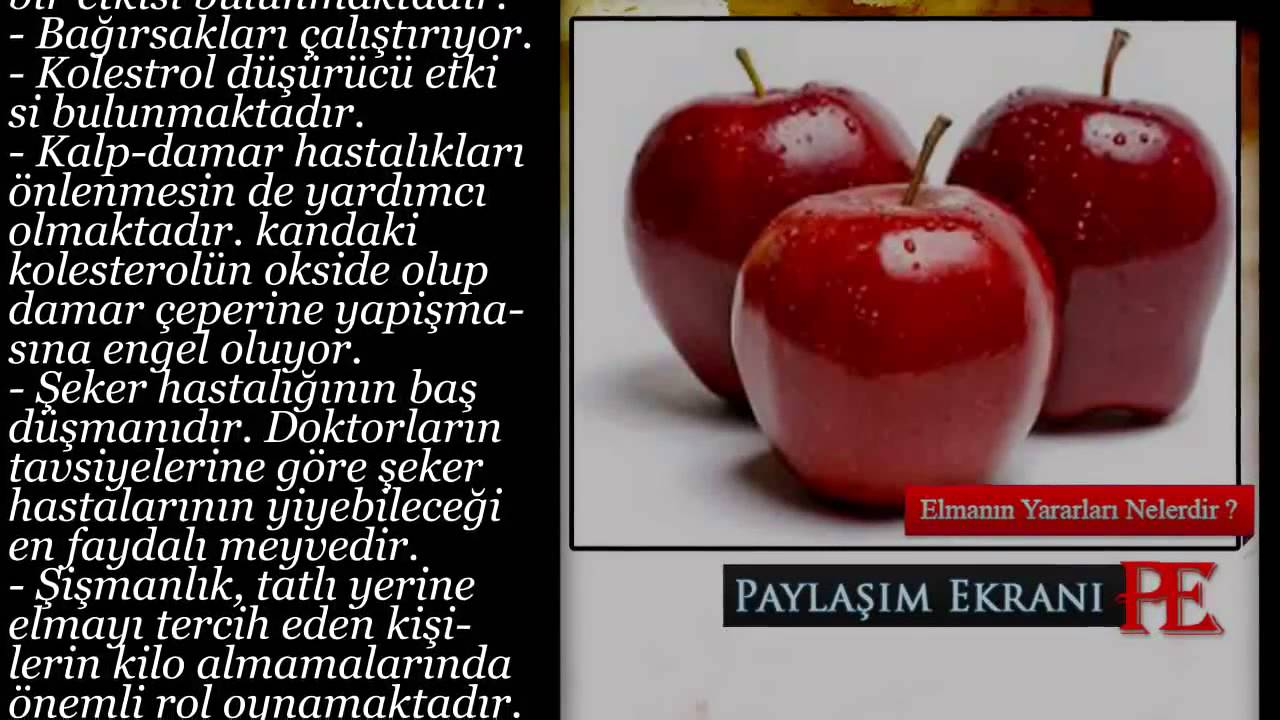 elmanın faydaları