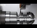 Fastest CNC Lathe Machine Working, Modern Technology CNC Milling Machine Metal