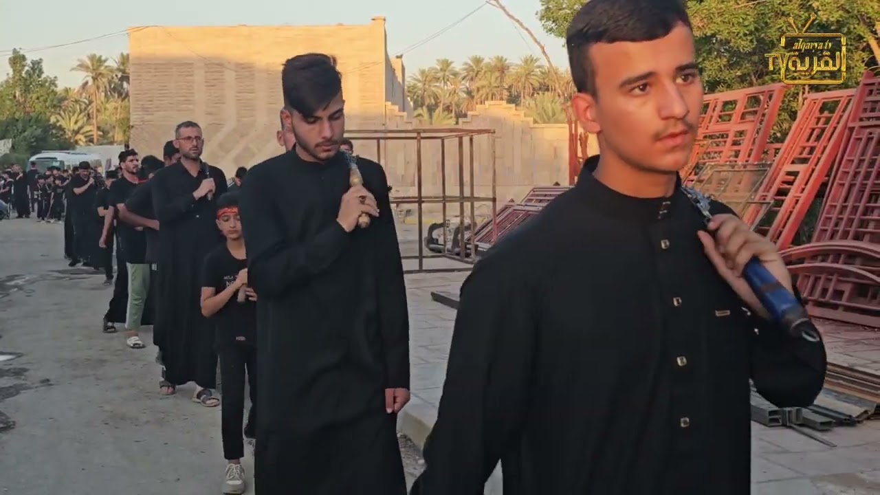 اليوم الاول من محرم 1446ه‍ 2024م _موكب الزنجبيل موكب علي بن الحسين ع أهالي الصباغية