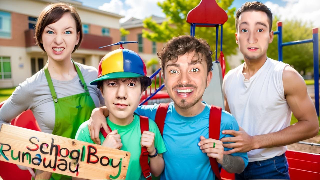 Эдисон скулбой сбегаю от злых родителей