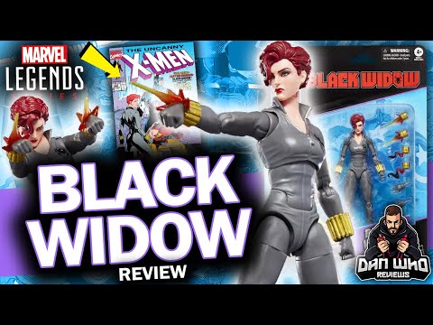 Marvel Legends BLACK WIDOW Uncanny X-Men (Mini Comics Wave 2) Review