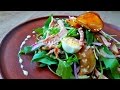 Вкусный салат с грушей и мясом.       Salad with pears with turkey