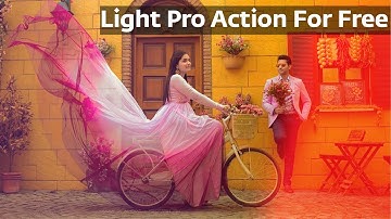 1 Click Automatic Light effects for any picture in photoshop | how to load action in photoshop