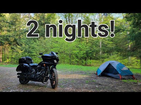 Solo Motocamping On My Low Rider ST 