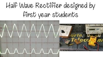 Half wave Rectifier designed by first year students | by SAHAV SINGH YADAV
