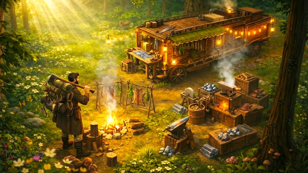 I Loved This NEW Caravan Survival Game