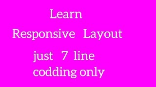 11 (part -1) Responsive design layout make  CSS tutorial screenshot 1