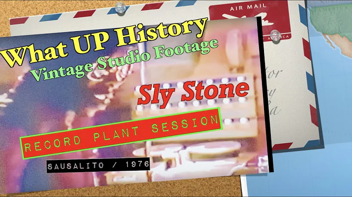 VINTAGE Sly Stone @ Record Plant Studio #WhatUpHistory  1976 'Heard Ya Missed Me' Rehearsal