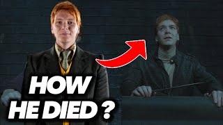 How did Fred Weasley die in Harry Potter ? #shorts