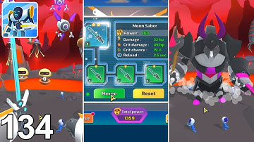 Mechangelion: MERGE & Equip SABER! DESTROYING Mecha Drones! (Part 134)