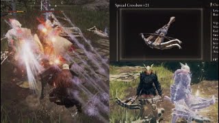 Elden Ring DLC Spread Crossbow Demonstration with Rot and Sleep Bolts Fires 10x Bolts, Location