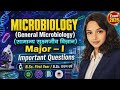 microbiology major 1 important questions | b.sc first year