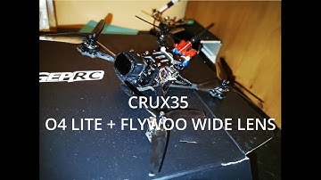 CRUX35 o4 lite with Flywoo DJI O4 Lite Wide-Angle Lens 155°​​