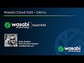 Ns wasabi cloud nas demo