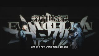 Rei says Neon Genesis EVANGELION