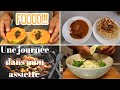 Une journée dans mon assiette : Cheese naan , papaya --Lucie_zee