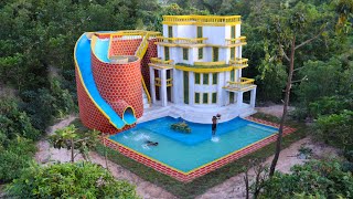 [Full Video]Build Creative Modern Water Slide Park With Swimming Pool \& Villa For Relaxment Place