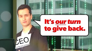 Tech Companies 1 Second After Reaching AGI
A heartwarming story about how, after reaching AGI, tech companies finally decide it’s time to give back—driven by their deep, unwavering commitment to maximizing shareholder value. Tech Companies 1 Second After Reaching AGI