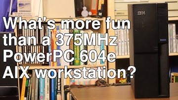 IBM RS/6000 43p model 150 first looks