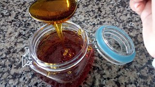 أسرع وأسهل طريقة لتحضير العسل في البيت بكمية قليلة