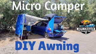 Diy Awning For Our Micro Camper
