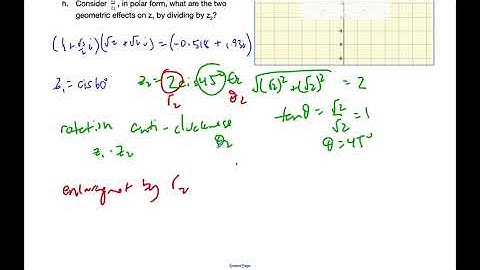 IB MAI HL - 08.04.1 Geometric interpretation - multiplication and division Complex Numbers
