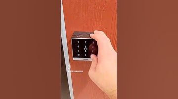 Access Control security and video Intercom for a new building!  #tech #security #construction #safe