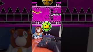 The IMPOSSIBLE WAVE CLICK vs VERITY SPAM TRAP😱 #shorts #geometrydash #gd