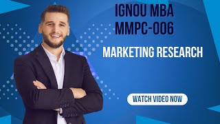 Marketing Research | MMPC-006 | IGNOU MBA #MarketingResearch #MMPC006 #ignoumba