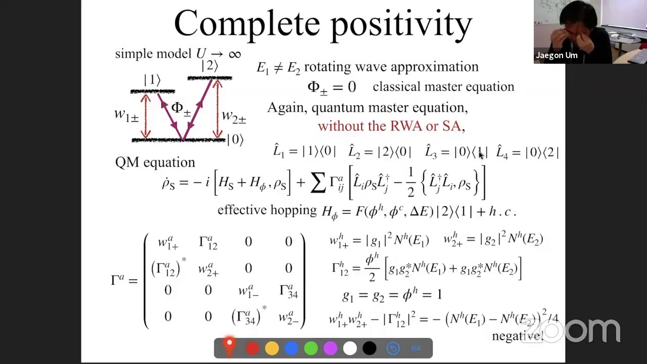 Jaegon Um Coherence Effect In A Multi Level Quantum Dot Heat Engine Youtube